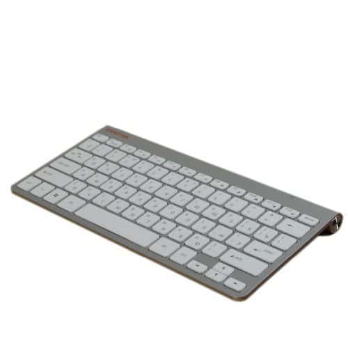 Беспроводная тонкая slim клавиатура для компьютера и планшета с русской раскладкой