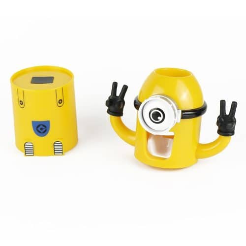 Автоматический детский дозатор для зубной пасты Миньон с держателем щеток