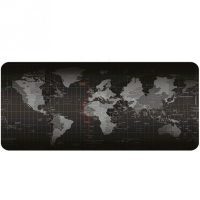 Большой игровой коврик на стол с картой мира для компьютерной мыши и клавиатуры