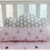 Декоративная подушка для детской комнаты в кроватку – облако, кит, капля