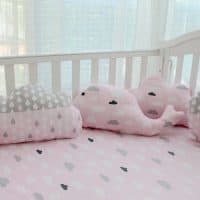Декоративная подушка для детской комнаты в кроватку – облако, кит, капля