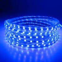 Герметичная светодиодная лента гибкая водонепроницаемая 220 В, RGB для украшения освещения дома