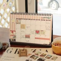 Календарь-домик настольный перекидной + планинг-ежедневник на 2017 год