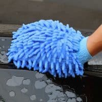 Перчатка, варежка из микрофибры для мытья автомобиля, уборки