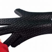Термостойкие пятипалые силиконовые перчатки для гриля, духовки
