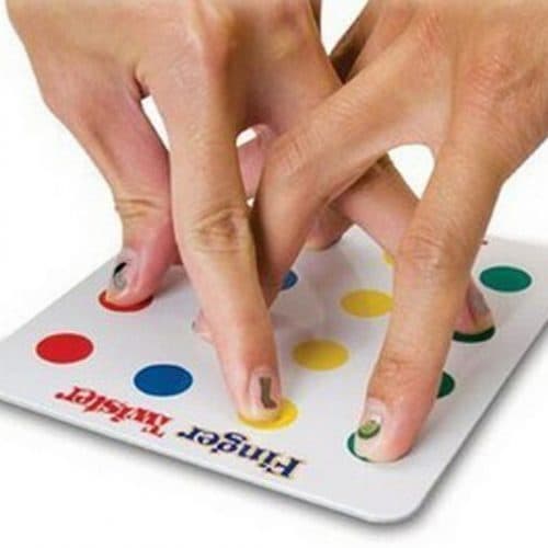 Веселая настольная игра мини Твистер для пальцев (Twister Finger)
