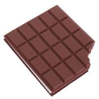 Блокнот в виде шоколадки “Плитка шоколада”