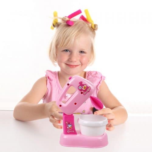 Детская пластмассовая игрушка блендер-миксер для девочек