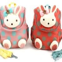Детский 3D рюкзак с игрушкой заяц/кролик