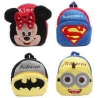 Детский плюшевый рюкзак-мягкая игрушка для малышей с героями мультфильмов