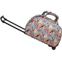 Дорожная сумка-чемодан с выдвижной ручкой на колесиках