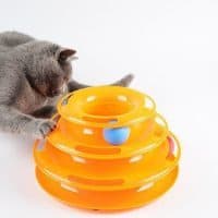 Игрушка для кошки трек 3 этажа с мячиком