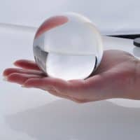 Магический прозрачный стеклянный шар 6 см Magic Ball