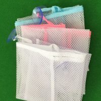 Подвесная сетка-мешок для хранения игрушек в ванной комнате на присосках