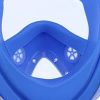 Полнолицевая маска с трубкой для дайвинга на всё лицо с креплением для камеры GoPro