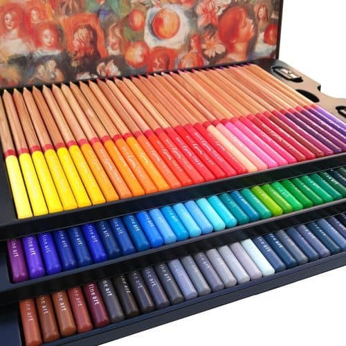 Профессиональный художественный набор цветных карандашей для рисования Marco Raffine 24/36/48/72/100 цветов