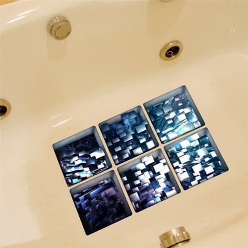 Противоскользящие мини коврики (наклейки) в ванную в наборе