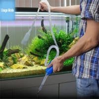 Сифон-трубка-насос для чистки грунта аквариума