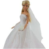 Свадебное платье для куклы барби