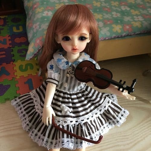 Аксессуар для куклы скрипка
