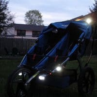 Светодиодные фонарики на детскую коляску