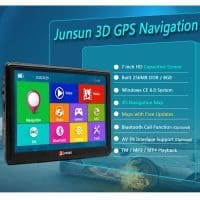 Автомобильный gps-навигатор Junsun 7 дюймов HD FM 8 ГБ / 256 мБ DDR / 800 мГц
