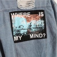 Джинсовка (джинсовая куртка) Where is my mind мужская/женская