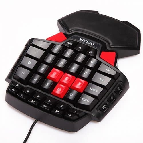 Игровая мини клавиатура для компьютера с подсветкой Delux Т9