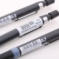 Канцелярский автоматический механический карандаш 0.3/0.5/0.7/0.9 мм и грифели-стержни