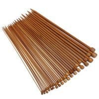 Набор бамбуковых спиц 2.0 мм – 10.0 мм для вязания 36 шт.