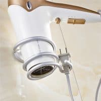 Настенный держатель-спираль-кольцо для фена в ванную комнату