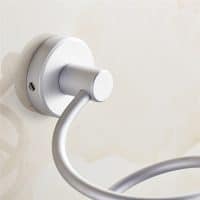 Настенный держатель-спираль-кольцо для фена в ванную комнату