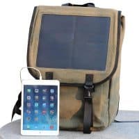 Рюкзак походный с солнечной батареей и USB зарядкой