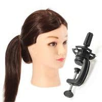 Штатив зажим держатель регулируемый для парикмахерской учебной головы манекена с креплением к столу