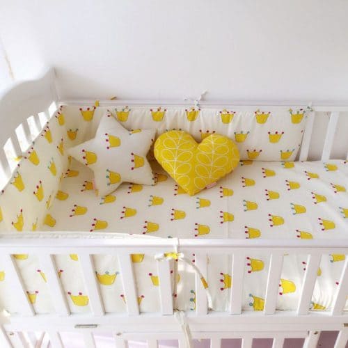 Бампер бортик в детскую кроватку для новорожденных
