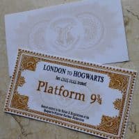 Билеты на Хогвартс экспресс из Гарри Поттера