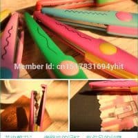 Канцелярские ножницы 130 мм с пластиковыми ручками для фигурной резки бумаги