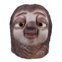 Латексная маска ленивца на голову