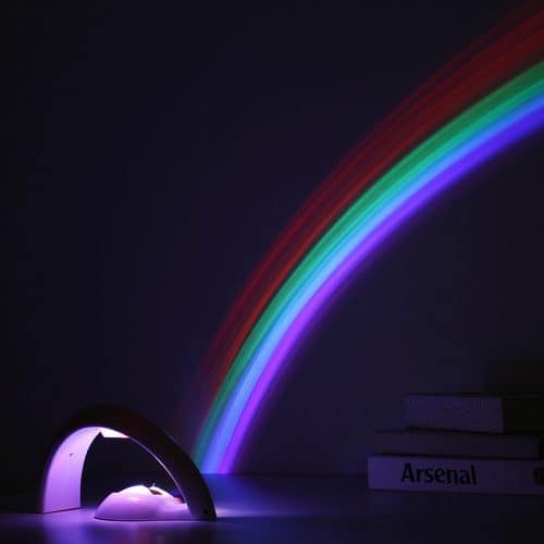 LED ночник светильник проектор радуга