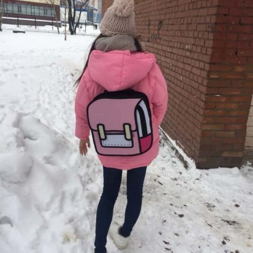 Мультяшный 3D школьный женский рюкзак