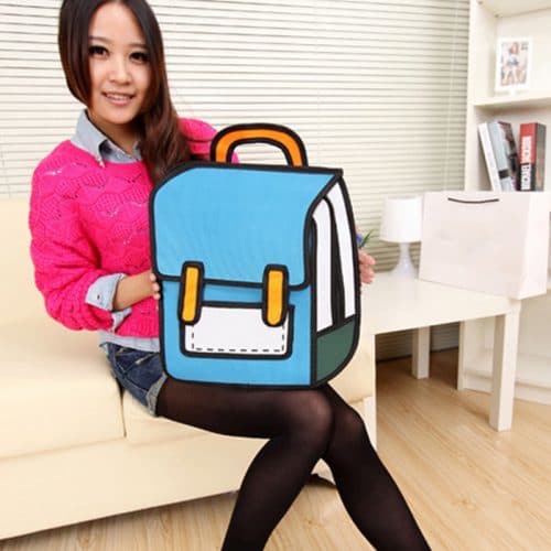 Мультяшный 3D школьный женский рюкзак
