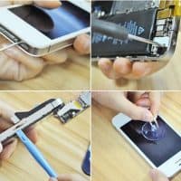 Набор инструментов для ремонта мобильных телефонов iPhone, Samsung и других