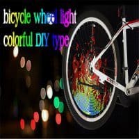 Программируемая светодиодная led подсветка для колес велосипеда
