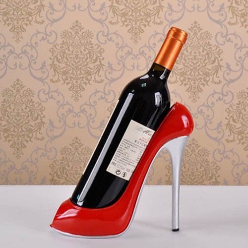 Силиконовая подставка-держатель бутылки вина в виде туфли