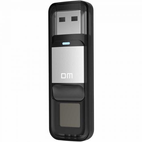 USB флеш-накопитель флешка DM со сканером отпечатков пальцев 32 ГБ