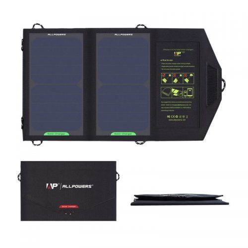 ALLPOWERS портативное зарядное устройство на солнечной батарее 10 Вт