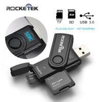 Картридер считыватель смарт карт card reader Rocketek USB 3.0