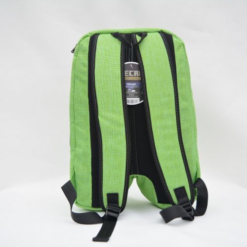 Зеленый школьный текстильный рюкзак Крипер Майнкрафт