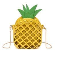Женская сумка-клатч в виде ананаса на цепочке