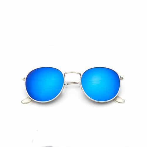 Женские солнцезащитные круглые ретро очки Uv400 из поликарбоната